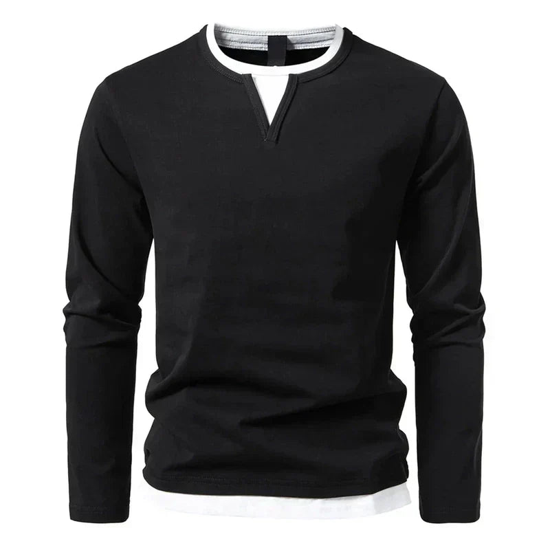 Diego langærmet - Henley