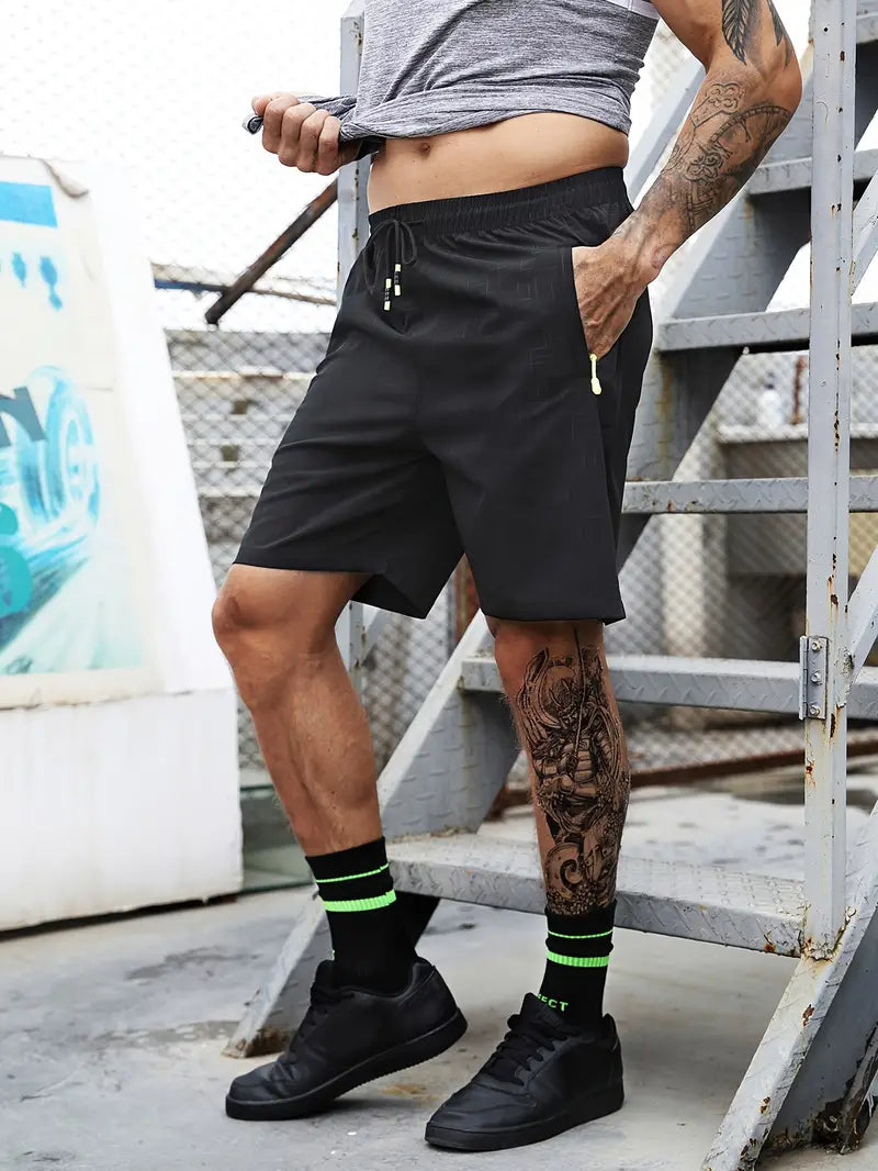 James – åndbare shorts med lynlåslommer