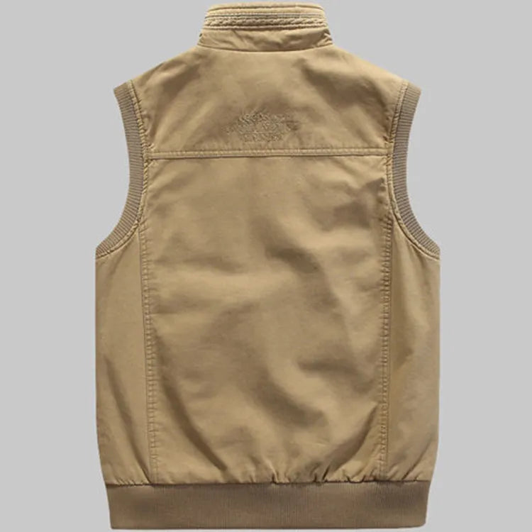 Timo | vintage udendørs vest med lommer