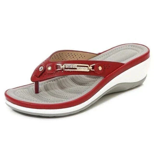 Hatty - blødt polstrede flip-flop sandaler