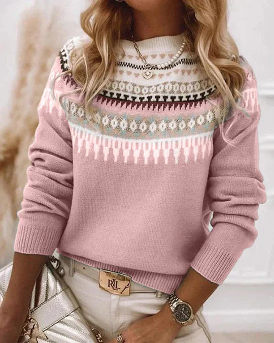 Capucine | sweater med tryk til kvinder | lange ærmer