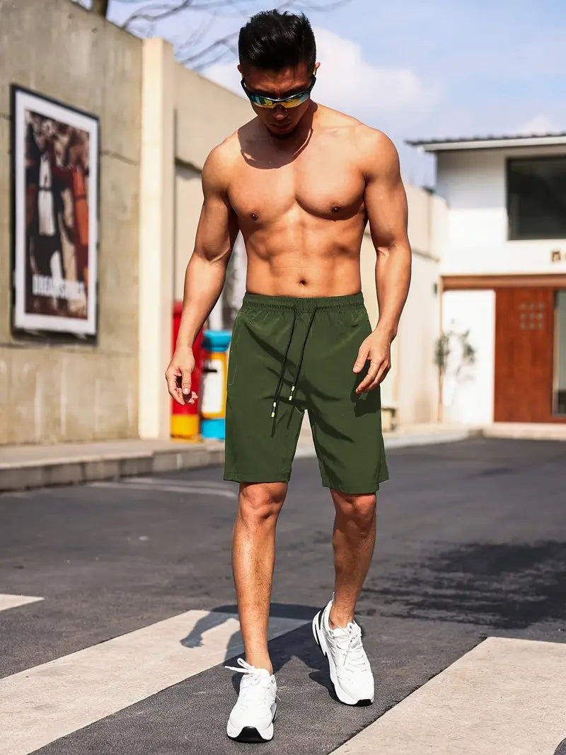 James – åndbare shorts med lynlåslommer