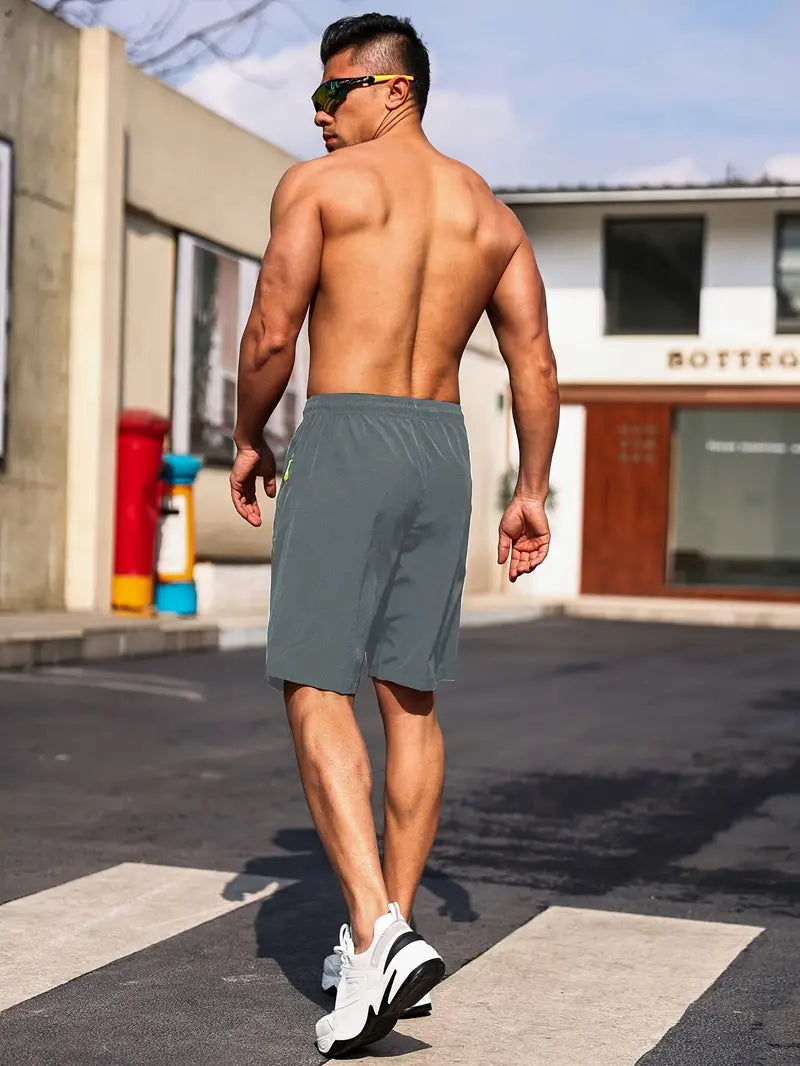 James – åndbare shorts med lynlåslommer
