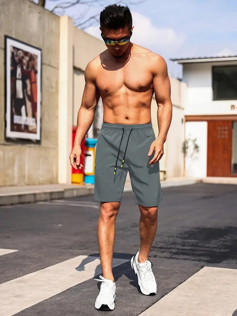 James – åndbare shorts med lynlåslommer