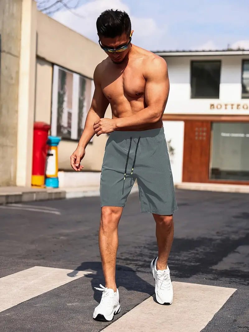 James – åndbare shorts med lynlåslommer