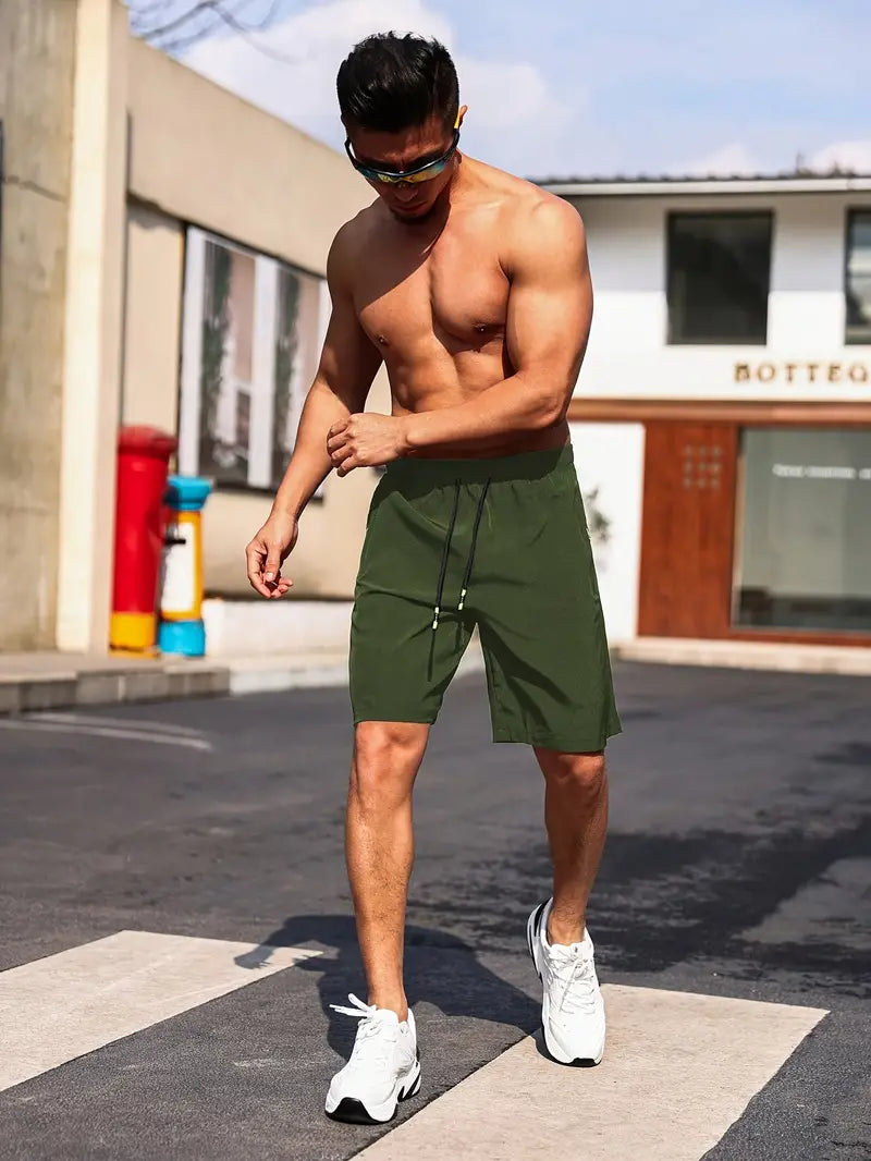 James – åndbare shorts med lynlåslommer