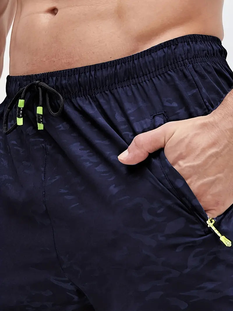 James – åndbare shorts med lynlåslommer