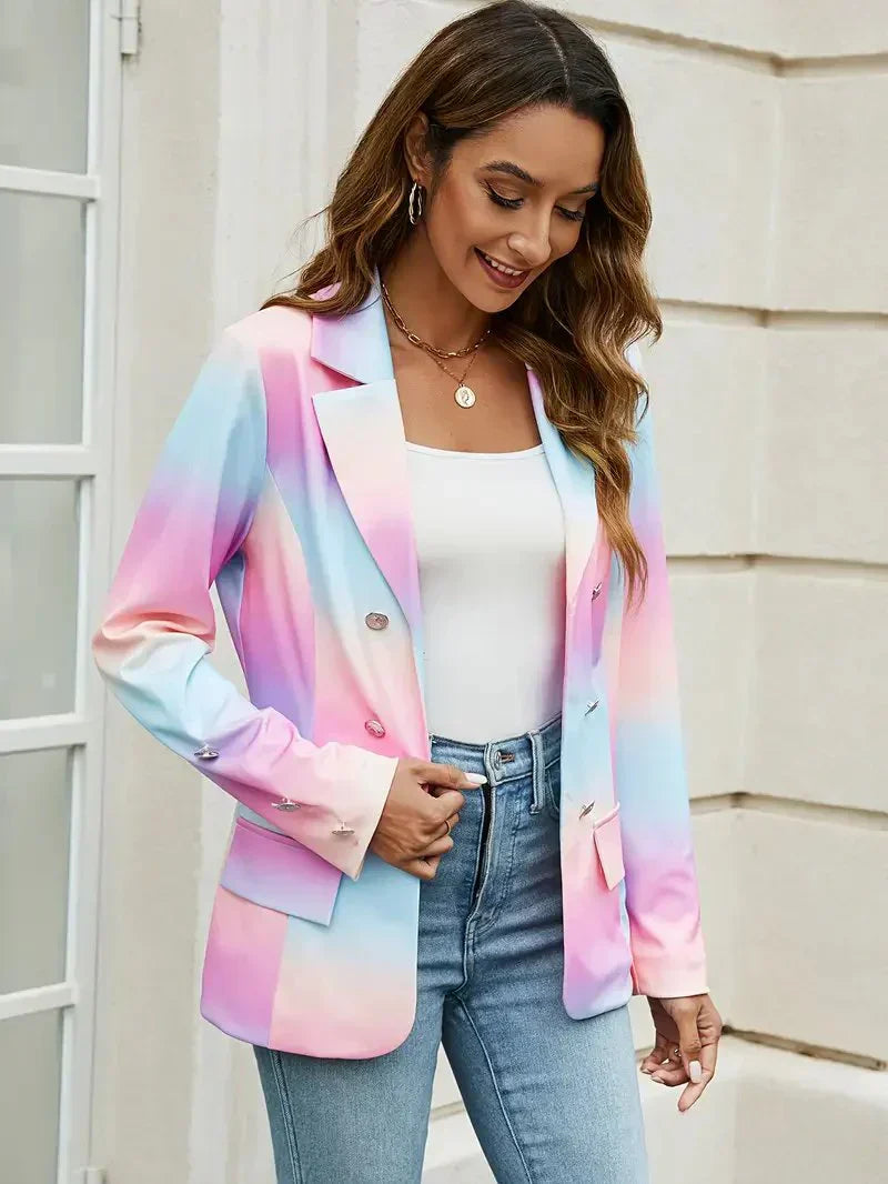 Farverig enhjørning blazer til sommer | tyla