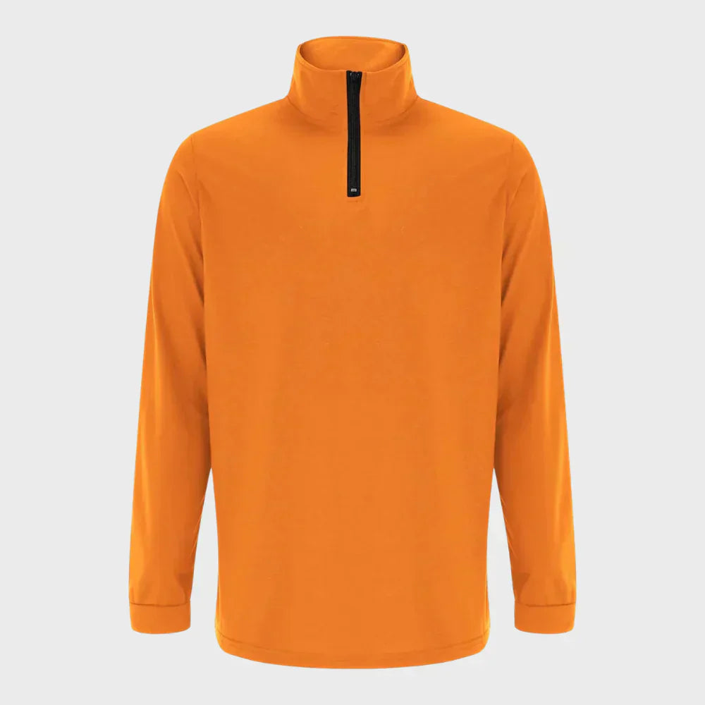 Varm herresweater med lynlås