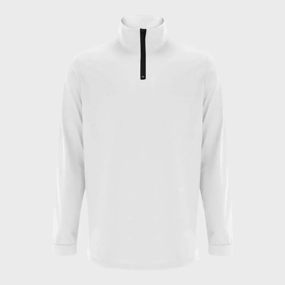 Varm herresweater med lynlås