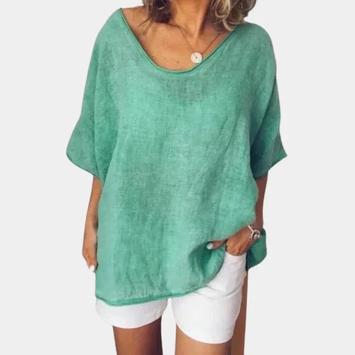 Komfortabel og oversized t-shirt til kvinder