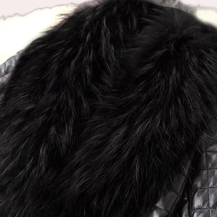 Elegant lang frakke - Bemalt