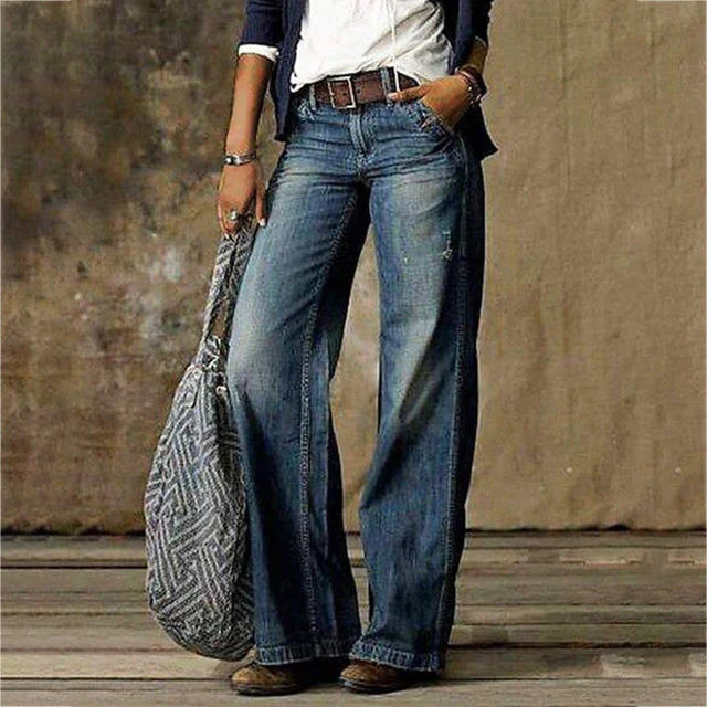 Cess - jeans med brede ben