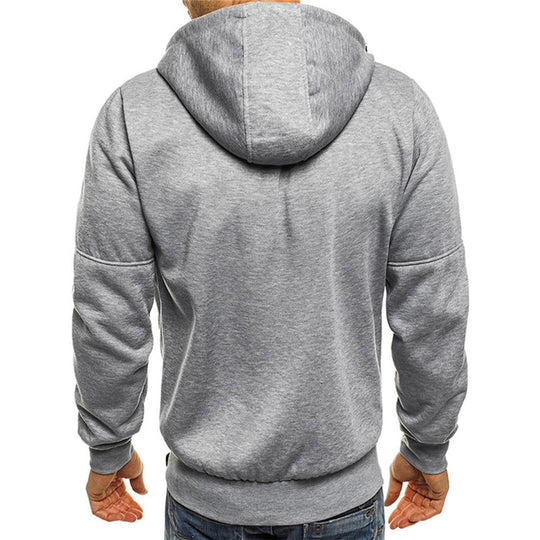 Jacks - herre sweatshirt med hætte og lynlås