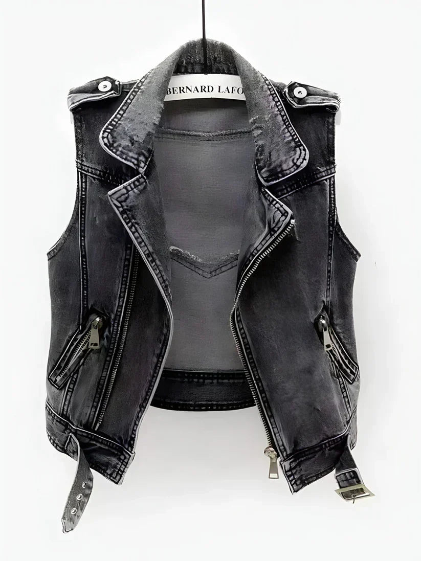 Laëtitia – denimvest til kvinder
