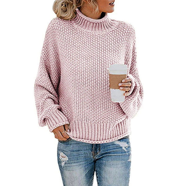 Rovie | tyk sweater med høj halsudskæring