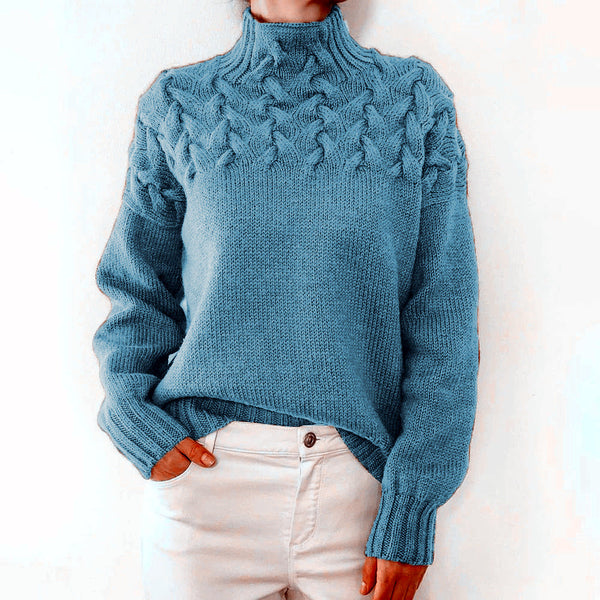 Reeva | elegant rullekrave sweater