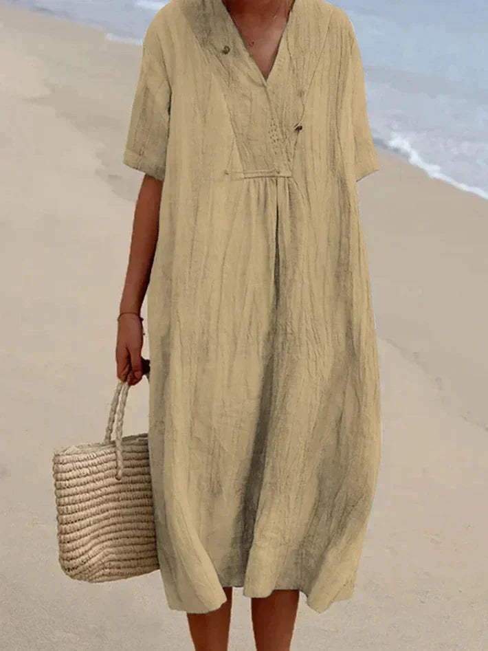 Luftig sommerkjole i boho-stil – lethed og komfort