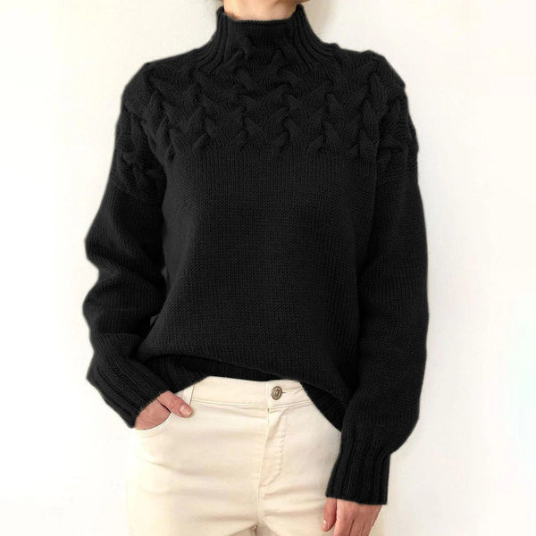 Reeva | elegant rullekrave sweater