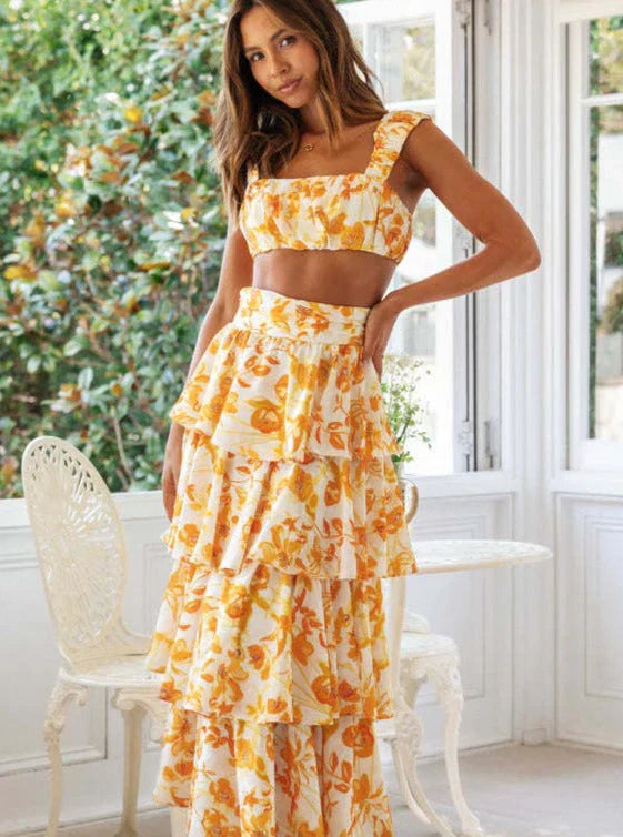 Ibrahimma | orangefarbenes sæt