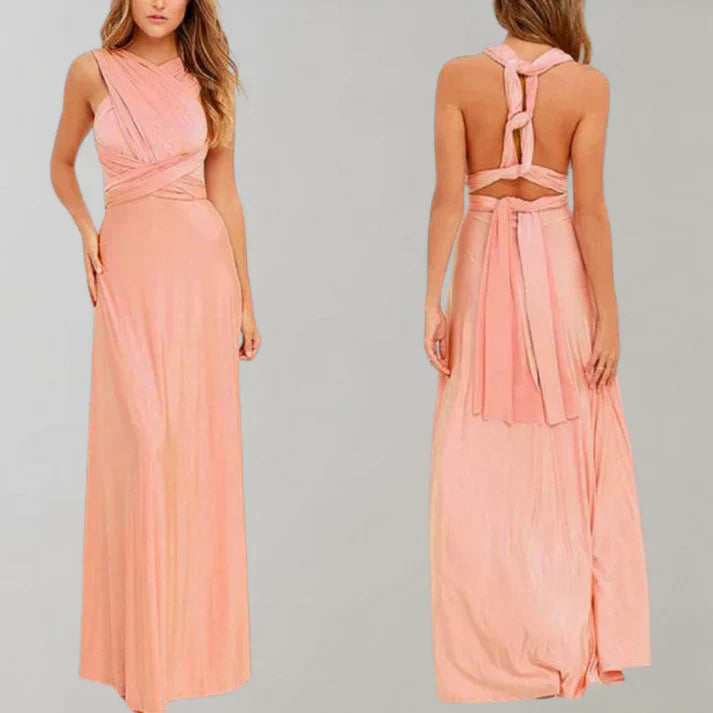 Multiway slå-om-kjole til sommer