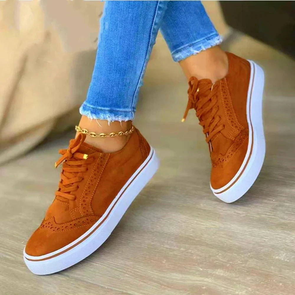 Ava - ortopædisk elegant sort sneaker
