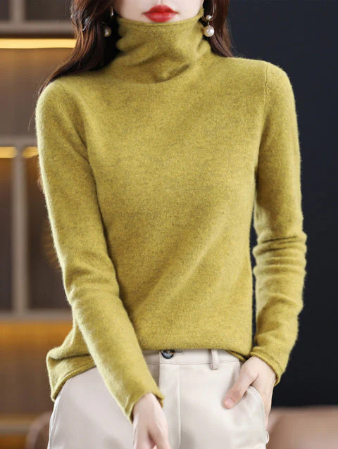Helena vinterchic: rullekrave i ren uld for stilfuld elegance