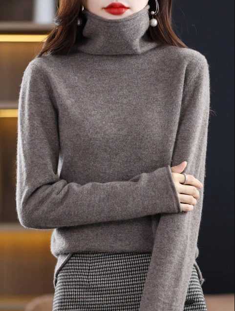 Helena vinterchic: rullekrave i ren uld for stilfuld elegance