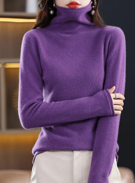 Helena vinterchic: rullekrave i ren uld for stilfuld elegance