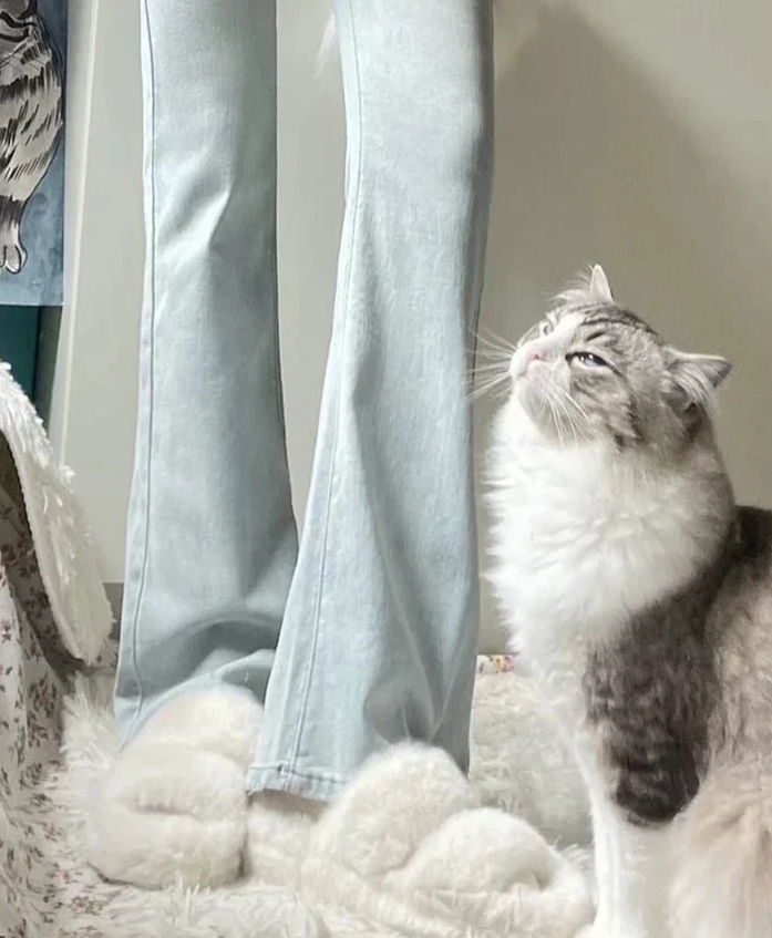 Aleria - slanke, stramme bukser med høj talje