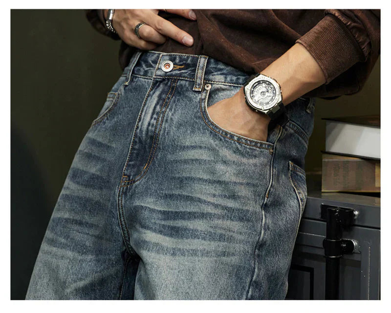 Brody - løstsiddende brede jeans