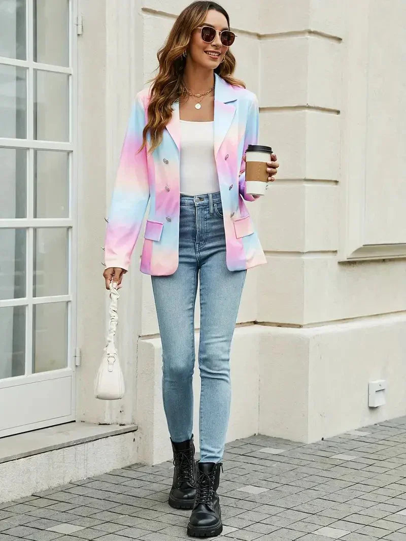 Farverig enhjørning blazer til sommer | tyla