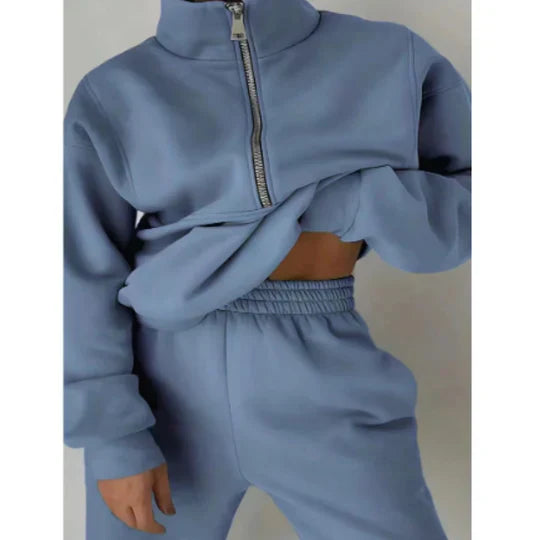 Elsiem | behagelig træningsdragt til kvinder | lynlås