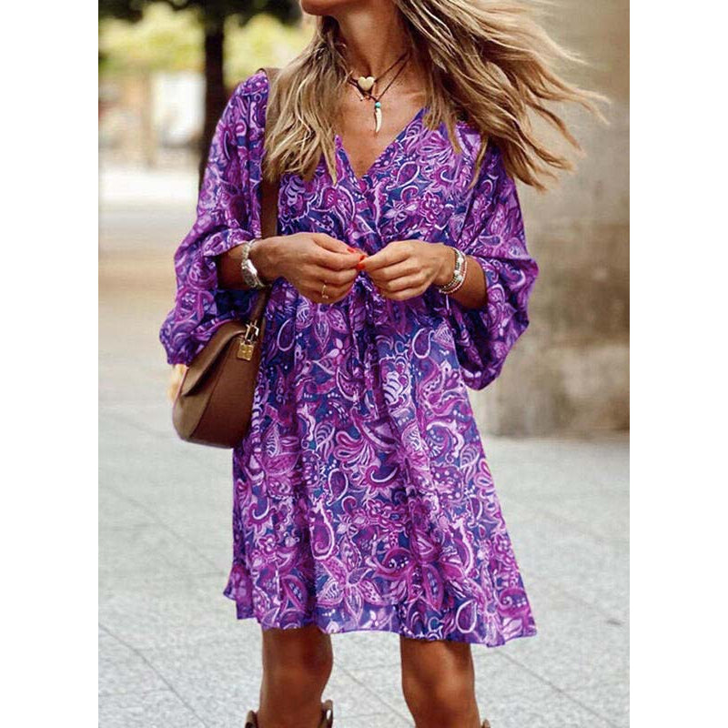 Sommerbrise boho kjole til kvinder