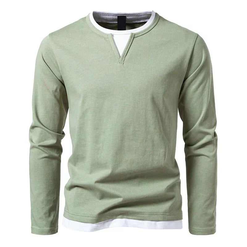 Diego langærmet - Henley