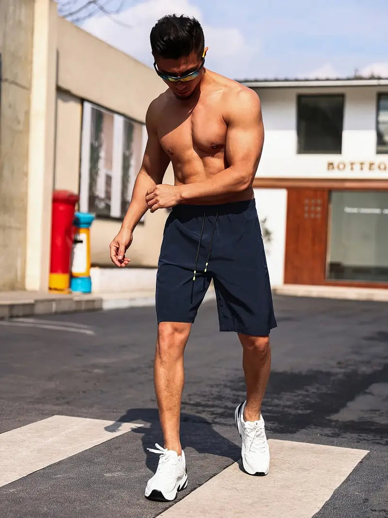 James – åndbare shorts med lynlåslommer