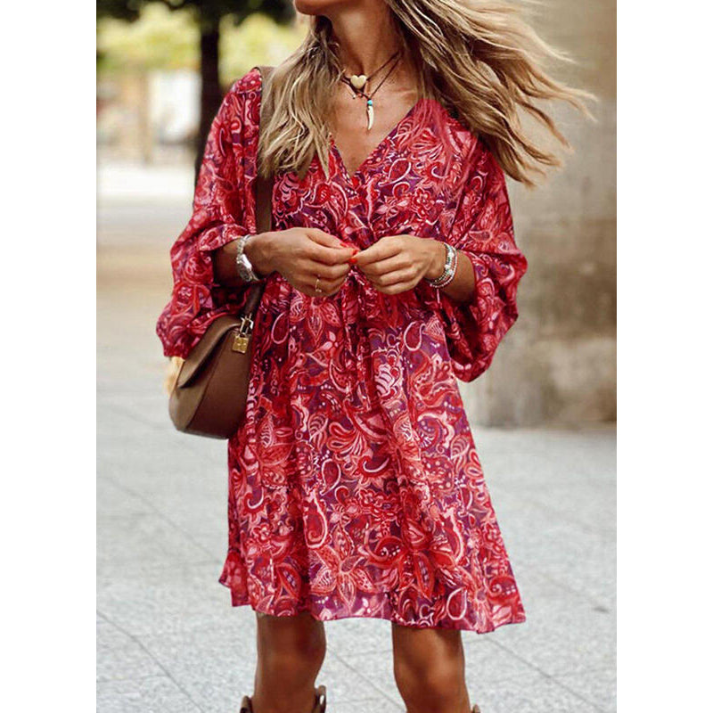 Sommerbrise boho kjole til kvinder