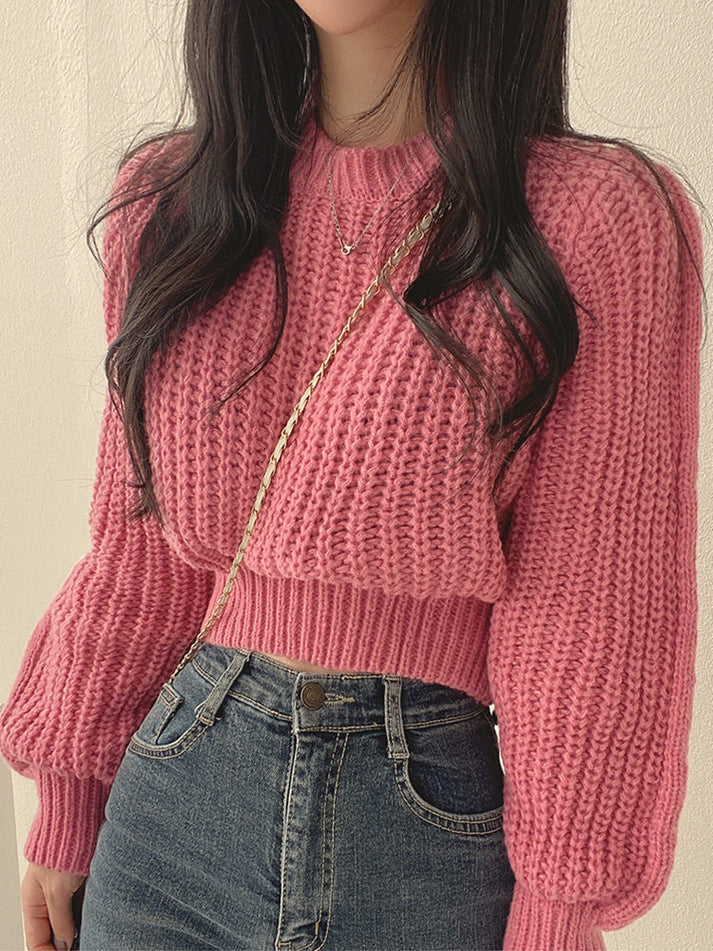 Bela sweater - moderne chunky strik sweater til kvinder