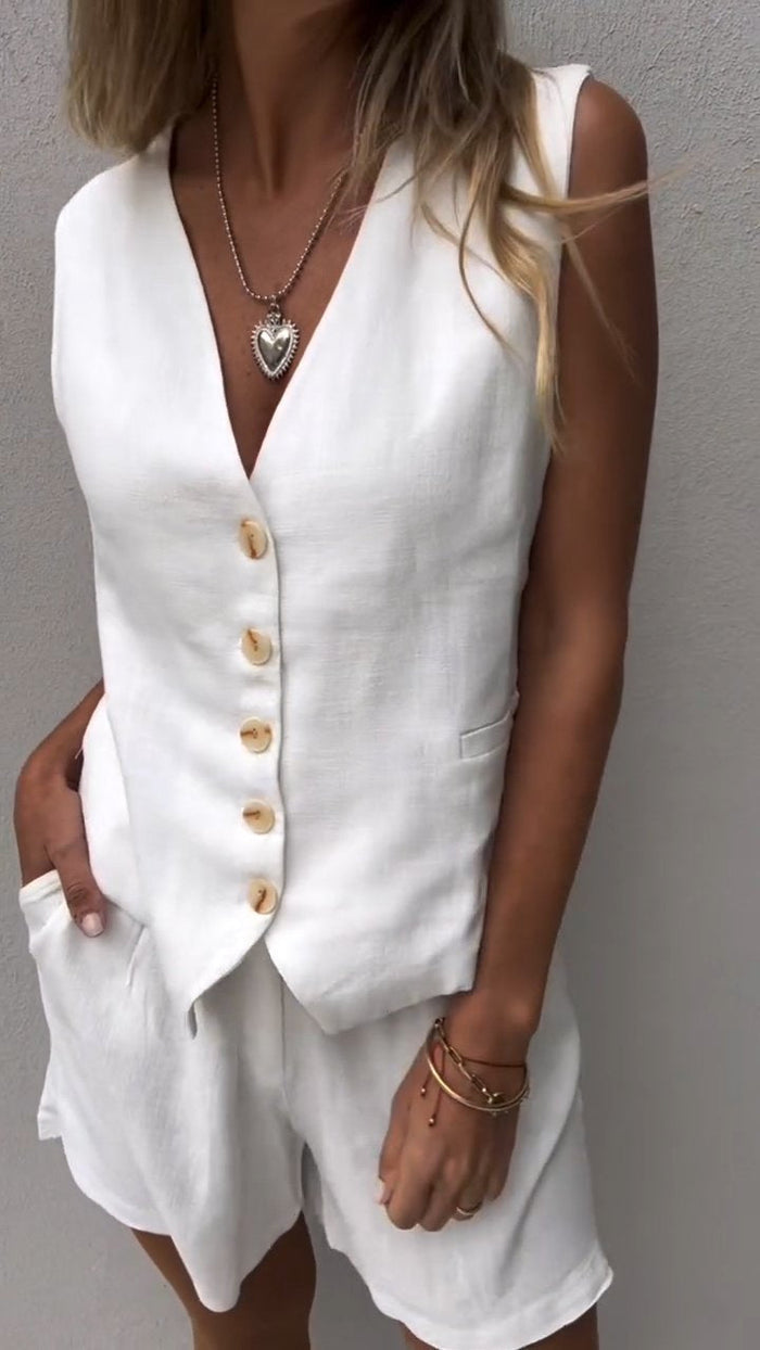 Todelt - ensemble med vest