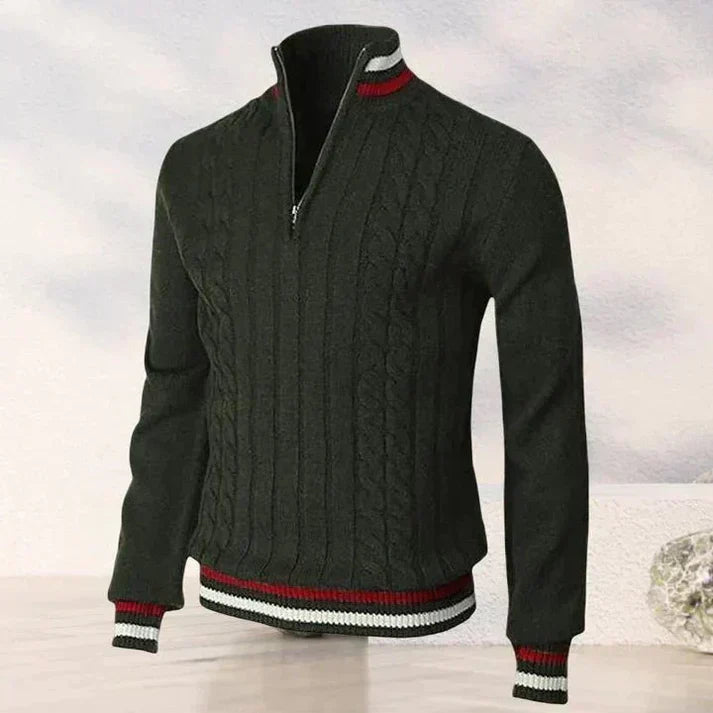 Herre sweater med kabelmønster - holger