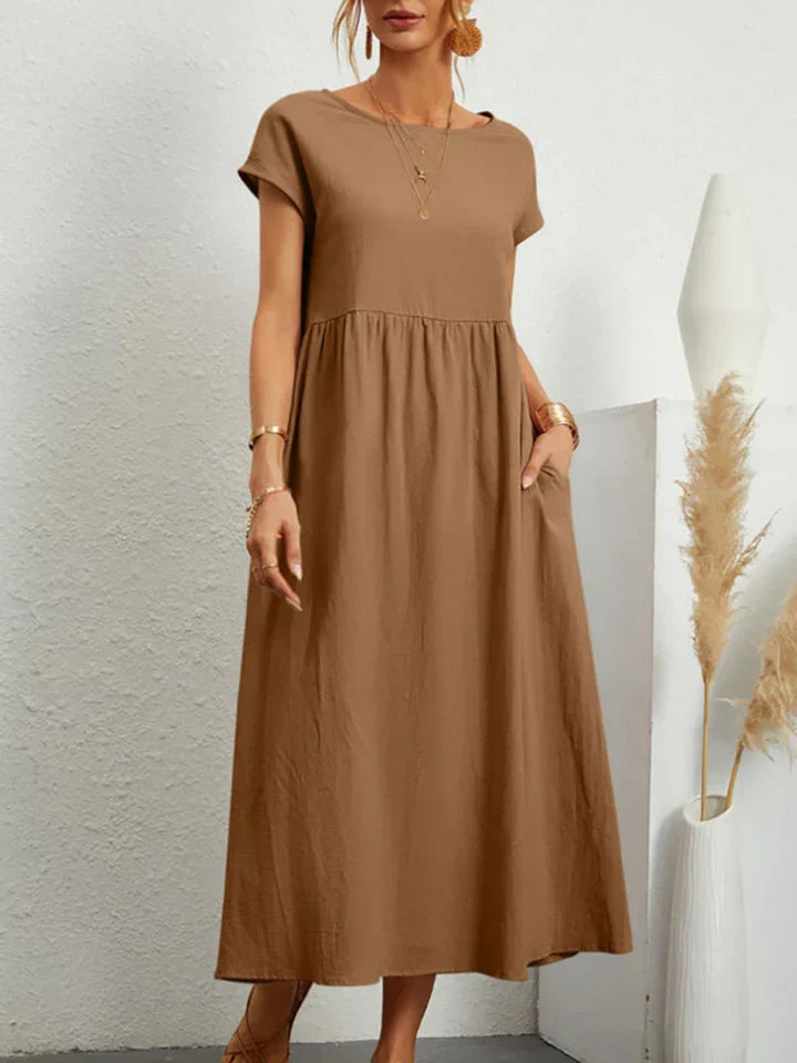 Renee - kortærmet vintage sommerkjole