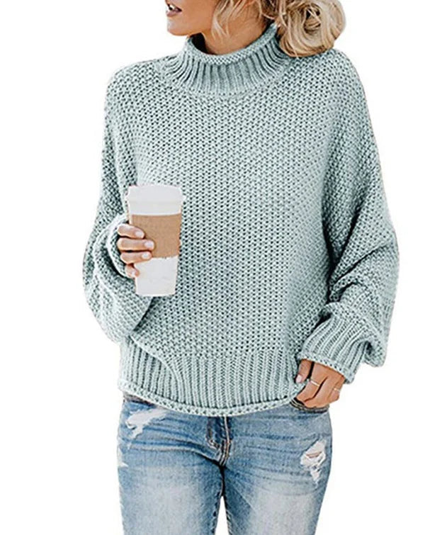Rovie | tyk sweater med høj halsudskæring
