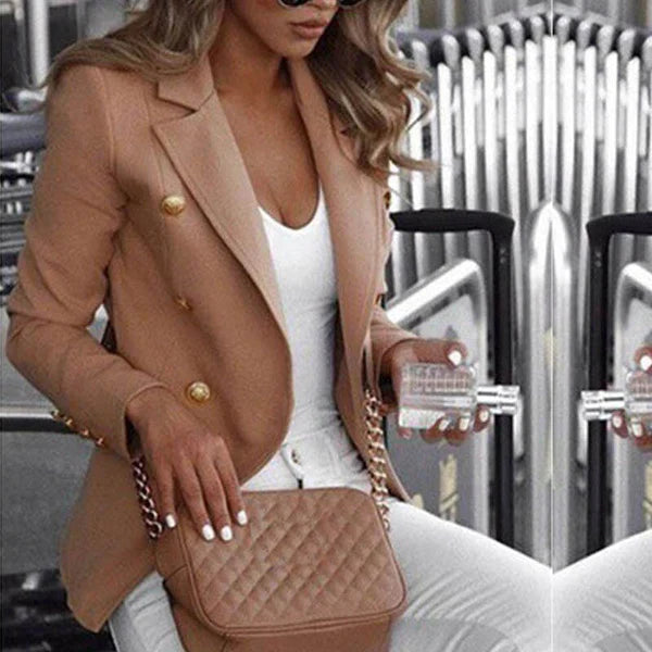 Bantella - moderigtig ternet lang blazer