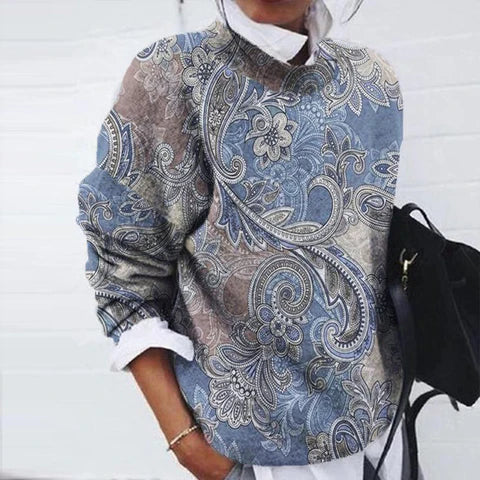 Jessie - behagelig sweater med print
