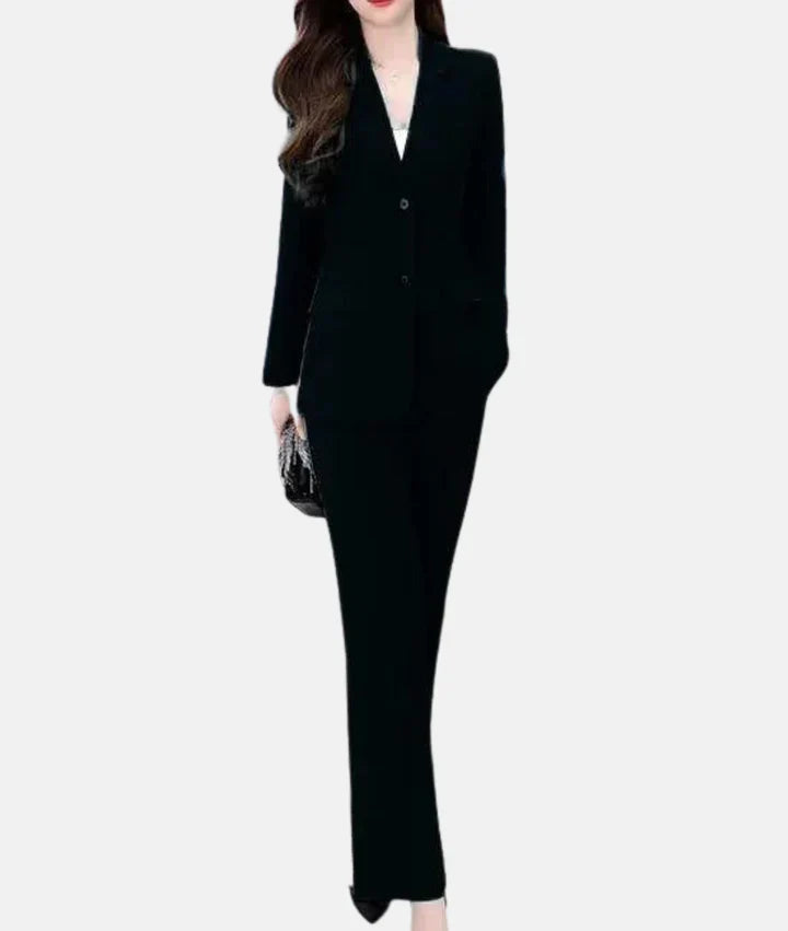 Elegant buksedragt med en skræddersyet blazer