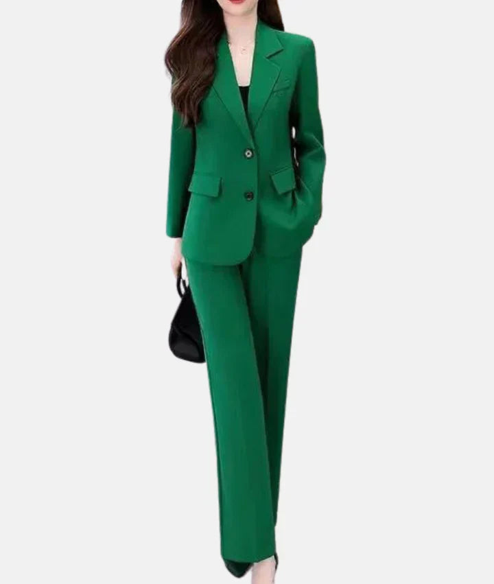 Elegant buksedragt med en skræddersyet blazer