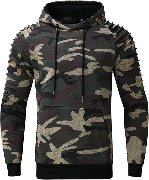 Pullover i trendy camouflage farve til stilfulde mænd