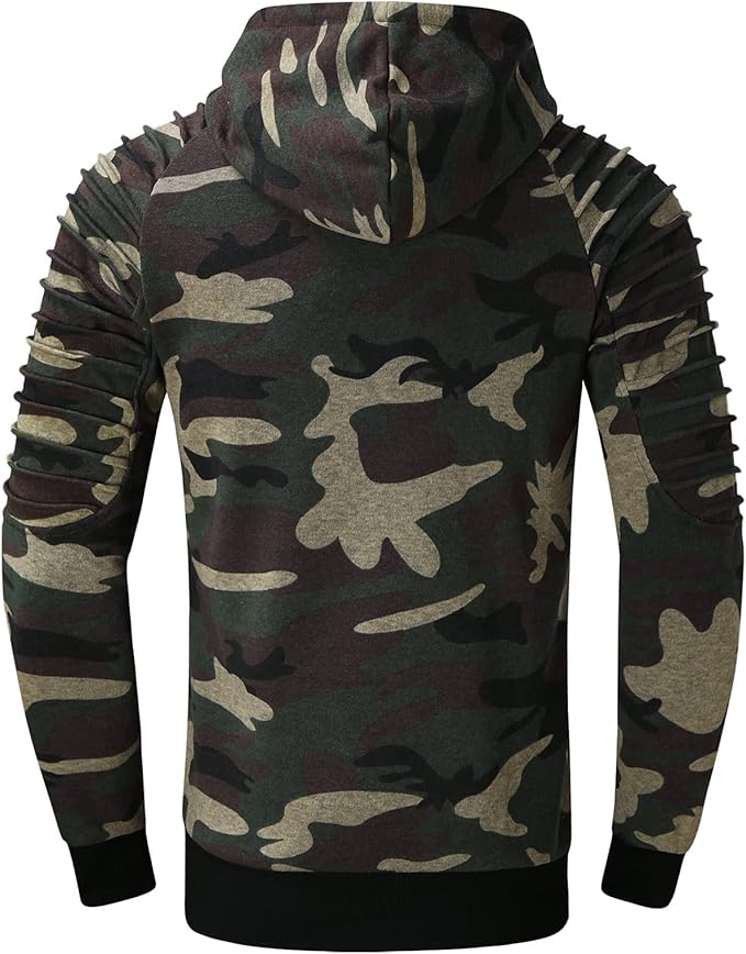 Pullover i trendy camouflage farve til stilfulde mænd