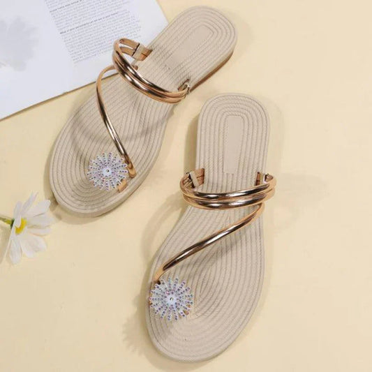 Aislee | sandaler med et mønster af snefnug