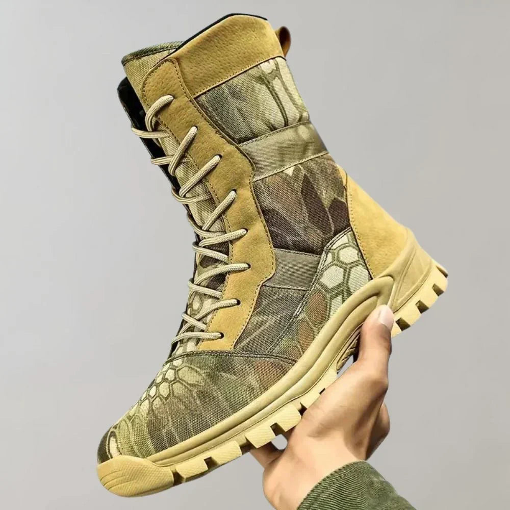Komfortable høje vandrestøvler til mænd